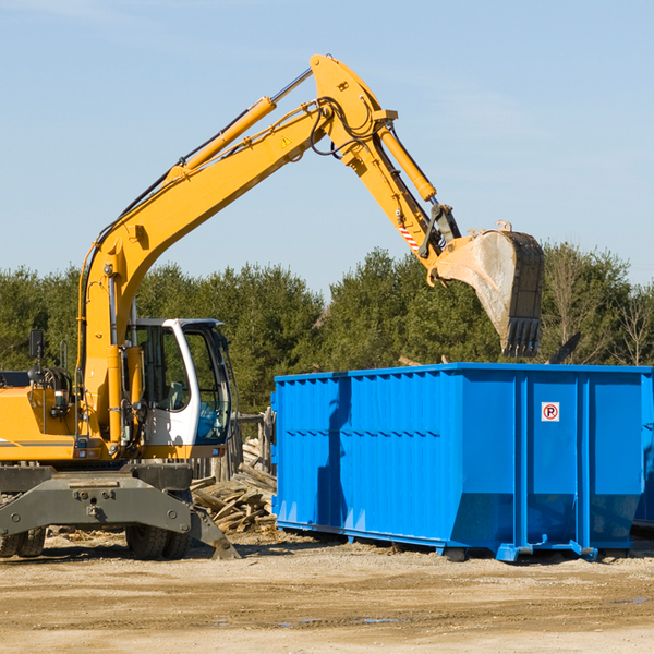 what size residential dumpster rentals are available in Pryor OK